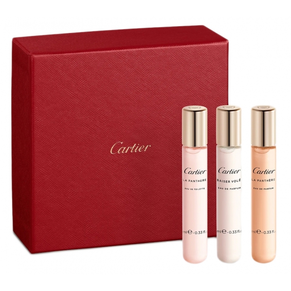 Cartier - Cofanetto Pure Rose, L’Heure Osée e Oud & Pink Les Collections de Parfum - Fragranze Luxury - 3 x 15 ml