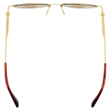 Bottega Veneta - Ultrathin Metal Panthos Sunglasses - Gold - Sunglasses - Bottega Veneta Eyewear