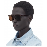 Bottega Veneta - Soft Recycled Acetate Square Sunglasses - Havana Brown - Sunglasses - Bottega Veneta Eyewear
