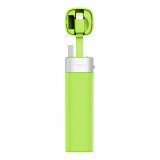 MiPow - Power Tube 3000l - Verde - Batterie Portatili - Caricabatterie Portatile - Dispositivi Apple con App Control - 3000 mAh