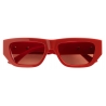 Bottega Veneta - Occhiali da Sole Bolt Rettangolari in Acetato Riciclato - Occhiali da Sole - Bottega Veneta Eyewear