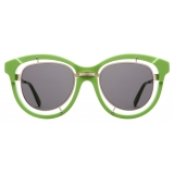 Kuboraum - Mask H93 - Lime Green - H93 LG - Occhiali da Sole - Kuboraum Eyewear