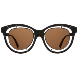 Kuboraum - Mask H93 - Black Shine - H93 BB - Sunglasses - Kuboraum Eyewear