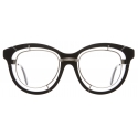 Kuboraum - Mask H93 - Black Shine - H93 BS - Occhiali da Vista - Kuboraum Eyewear