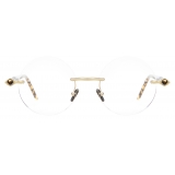 Kuboraum - Mask P50 - Gold - P50 GD DT - Occhiali da Vista - Kuboraum Eyewear