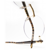 Kuboraum - Mask P50 - Gold - P50 GD DT - Optical Glasses - Kuboraum Eyewear