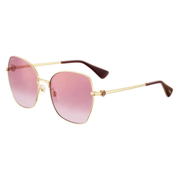 Cartier - Geometric - Gold Gradient Cyclamen - Signature C de Cartier ...