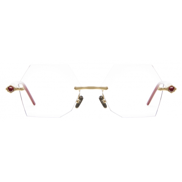 Kuboraum - Mask P53 - Gold - P53 GD BX - Optical Glasses - Kuboraum Eyewear