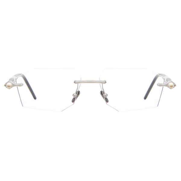 Kuboraum - Mask P55 - Silver - P55 SI BM - Optical Glasses - Kuboraum Eyewear