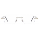 Kuboraum - Mask P55 - Silver - P55 SI BM - Optical Glasses - Kuboraum Eyewear