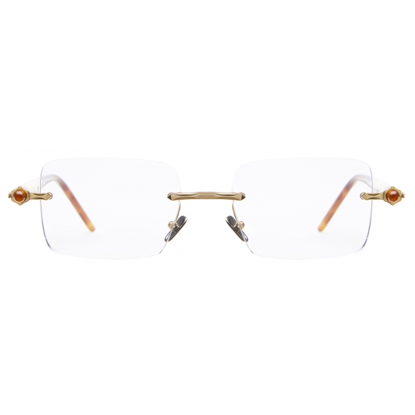 Kuboraum - Mask P56 - Gold - P56 GD HA - Occhiali da Vista - Kuboraum Eyewear