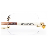Kuboraum - Mask P56 - Gold - P56 GD HA - Optical Glasses - Kuboraum Eyewear