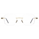 Kuboraum - Mask P57 - Gold - P57 GD BB - Occhiali da Vista - Kuboraum Eyewear