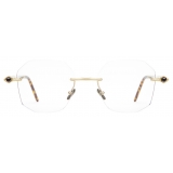 Kuboraum - Mask P57 - Gold - P57 GD TS - Occhiali da Vista - Kuboraum Eyewear