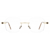 Kuboraum - Mask P57 - Gold - P57 GD TS - Optical Glasses - Kuboraum Eyewear