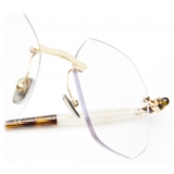 Kuboraum - Mask P57 - Gold - P57 GD TS - Optical Glasses - Kuboraum Eyewear