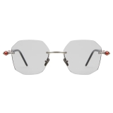 Kuboraum - Mask P57 - Silver - P57 SI RD - Occhiali da Sole - Kuboraum Eyewear