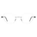 Kuboraum - Mask P58 - Silver - P58 SI YT - Occhiali da Vista - Kuboraum Eyewear