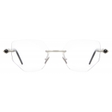 Kuboraum - Mask P58 - Silver - P58 SI YT - Occhiali da Vista - Kuboraum Eyewear