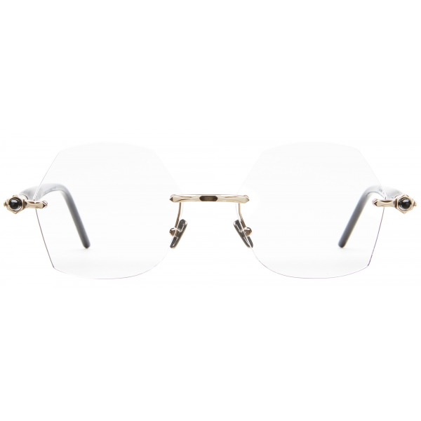 Kuboraum - Mask P59 - Rose Gold - P59 PG BK - Optical Glasses - Kuboraum Eyewear