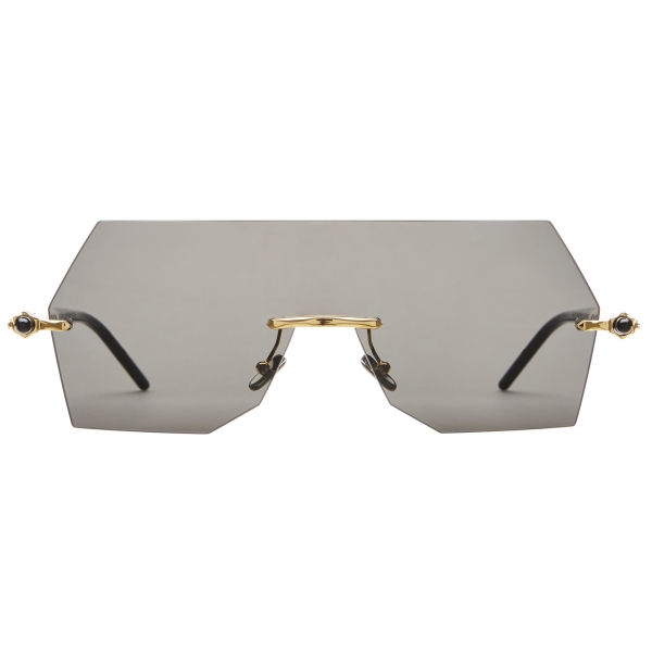 Kuboraum - Mask P90 - Gold - P90 GD BS - Sunglasses - Kuboraum Eyewear