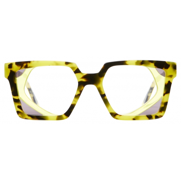 Kuboraum - Mask T6 - Yellow Tortoise - T6 YT - Optical Glasses - Kuboraum Eyewear