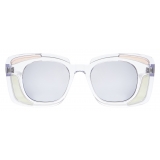 Kuboraum - Mask T7 - Crystal - T7 CR - Occhiali da Sole - Kuboraum Eyewear