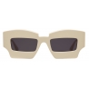 Kuboraum - Mask X6 - Ivory - X6 IY - Sunglasses - Kuboraum Eyewear
