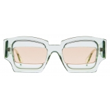 Kuboraum - Mask X6 - Mint - X6 MT - Occhiali da Sole - Kuboraum Eyewear