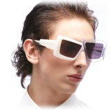 Kuboraum - Mask X10 - White Crystal - X10 WY - Sunglasses - Kuboraum Eyewear