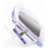 Kuboraum - Mask X10 - White Crystal - X10 WY - Occhiali da Sole - Kuboraum Eyewear