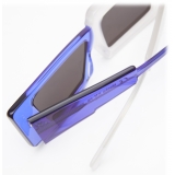 Kuboraum - Mask X11 - Pearl + Ink Blue - X11 PB - Occhiali da Sole - Kuboraum Eyewear