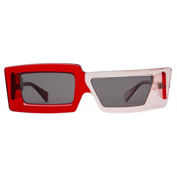 Kuboraum - Mask X11 - Red + Red Coral - X11 RED - Occhiali da Sole - Kuboraum Eyewear