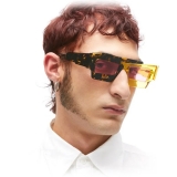 Kuboraum - Mask X12 - Yellow + Yellow Havana - X12 YH - Occhiali da Sole - Kuboraum Eyewear