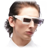 Kuboraum - Mask X12 - White + Crystal - X12 WHS - Occhiali da Sole - Kuboraum Eyewear