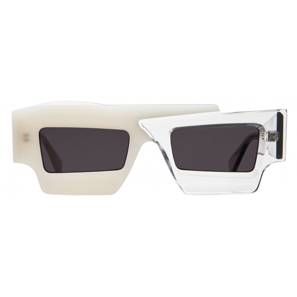 Kuboraum - Mask X12 - White + Crystal - X12 WHS - Sunglasses - Kuboraum Eyewear