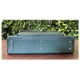 Suèi - Bag of Calf Leather - Emerald - Handmade in Italy - Luxury Exclusive Collection