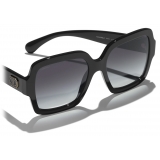 Chanel - Square Sunglasses - Black Gray Gradient - Chanel Eyewear