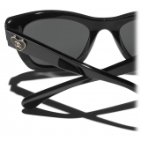 Chanel - Square Sunglasses - Black Gray - Chanel Eyewear