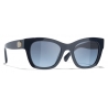Chanel - Square Sunglasses - Blue Gradient - Chanel Eyewear