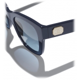 Chanel - Occhiali da Sole Quadrati - Blu Sfumate - Chanel Eyewear