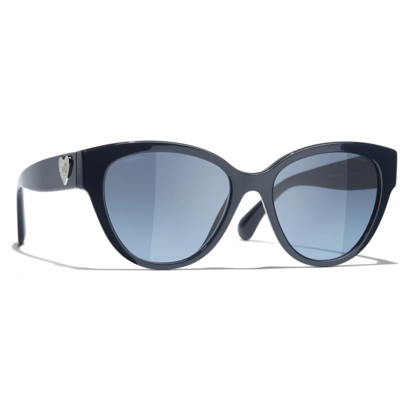 Chanel - Butterfly Sunglasses - Blue Gradient - Chanel Eyewear
