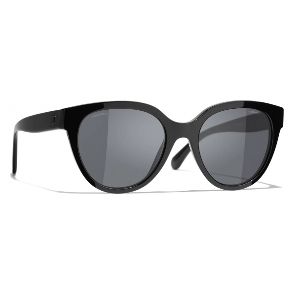 Chanel - Butterfly Sunglasses - Black Pink Gray - Chanel Eyewear