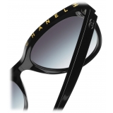 Chanel - Occhiali da Sole a Farfalla - Nero Giallo Grigio - Chanel Eyewear