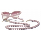 Chanel - Square Sunglasses - Pink Gold Pink Gradient - Chanel Eyewear