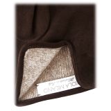 Viola Milano - Classic Suede Gloves with Rich Cashmere Lining - Brown - Handmade in Italy - Luxury Exclusive Collection