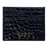 Viola Milano - Crocodile Credit Card Holder - Navy - Handmade in Italy - Luxury Exclusive Collection