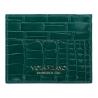 Viola Milano - Crocodile Credit Card Holder - Green - Handmade in Italy - Luxury Exclusive Collection