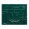 Viola Milano - Porta Carte di Credito Coccodrillo - Verde - Handmade in Italy - Luxury Exclusive Collection