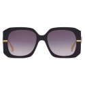 Fendi - Fendigraphy - Round Sunglasses - Black - Sunglasses - Fendi Eyewear